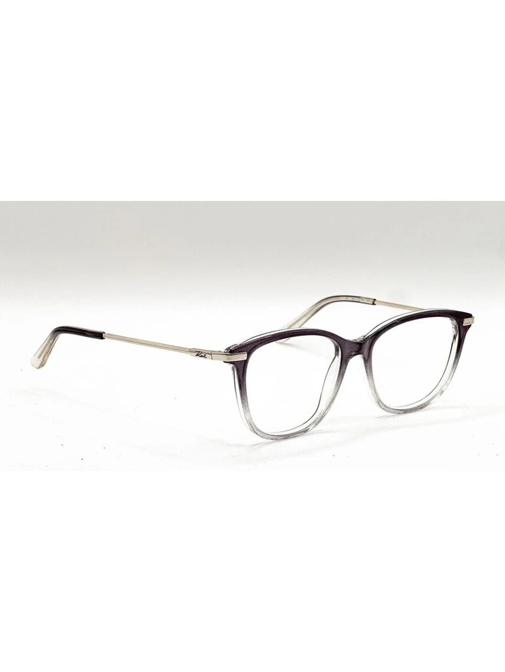 Karl Lagerfeld Kl991 002 Onyx Rectangle Authentic Eyeglass Frames 52-16
